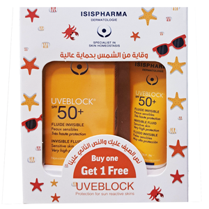 UVEBLOCK SPF 50+ FLUID 40ml DUO PACK