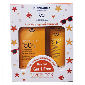UVEBLOCK SPF 50+ FLUID 40ml DUO PACK