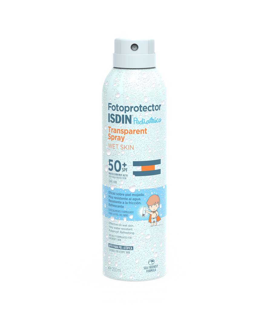 ISDIN Transparent Spray pediatrics Wet Skin SPF50+ 250ml