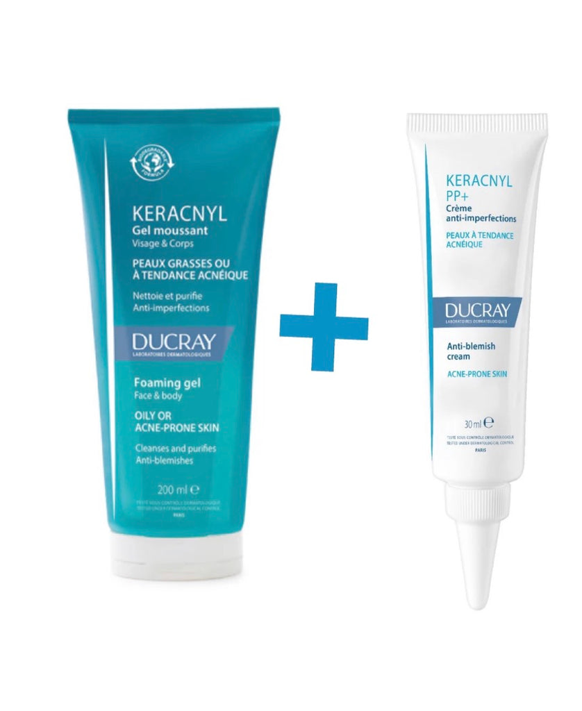 ducray Keracnyl gel +Keracnyl pp (special price)