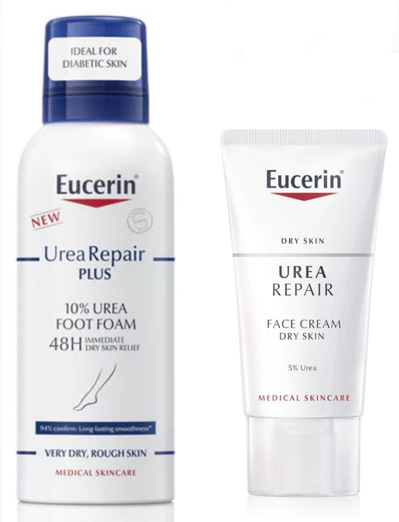 Urea repair foot foam +Urea repair face cream (20% off)